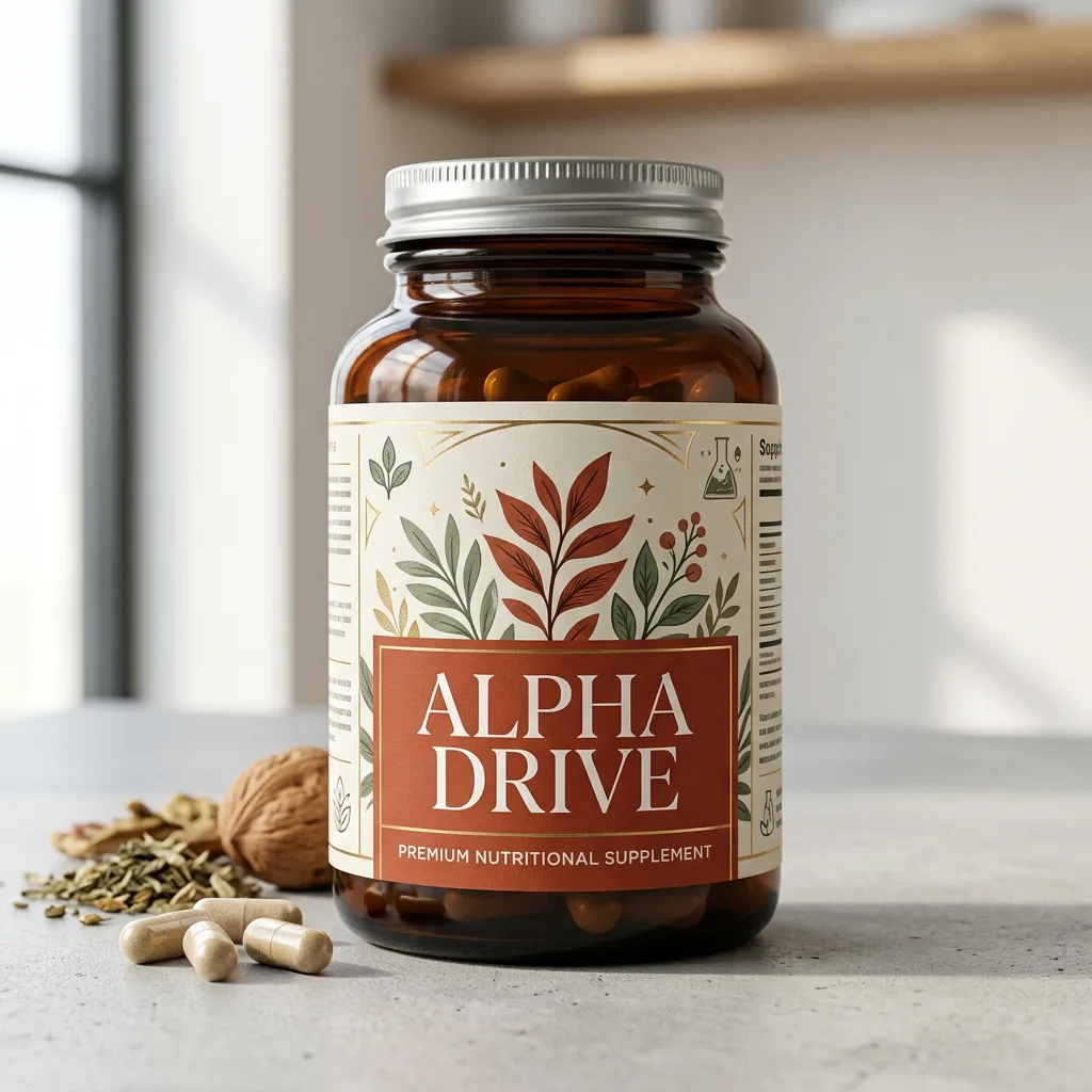 Alpha Drive -ravintolisäpurkki